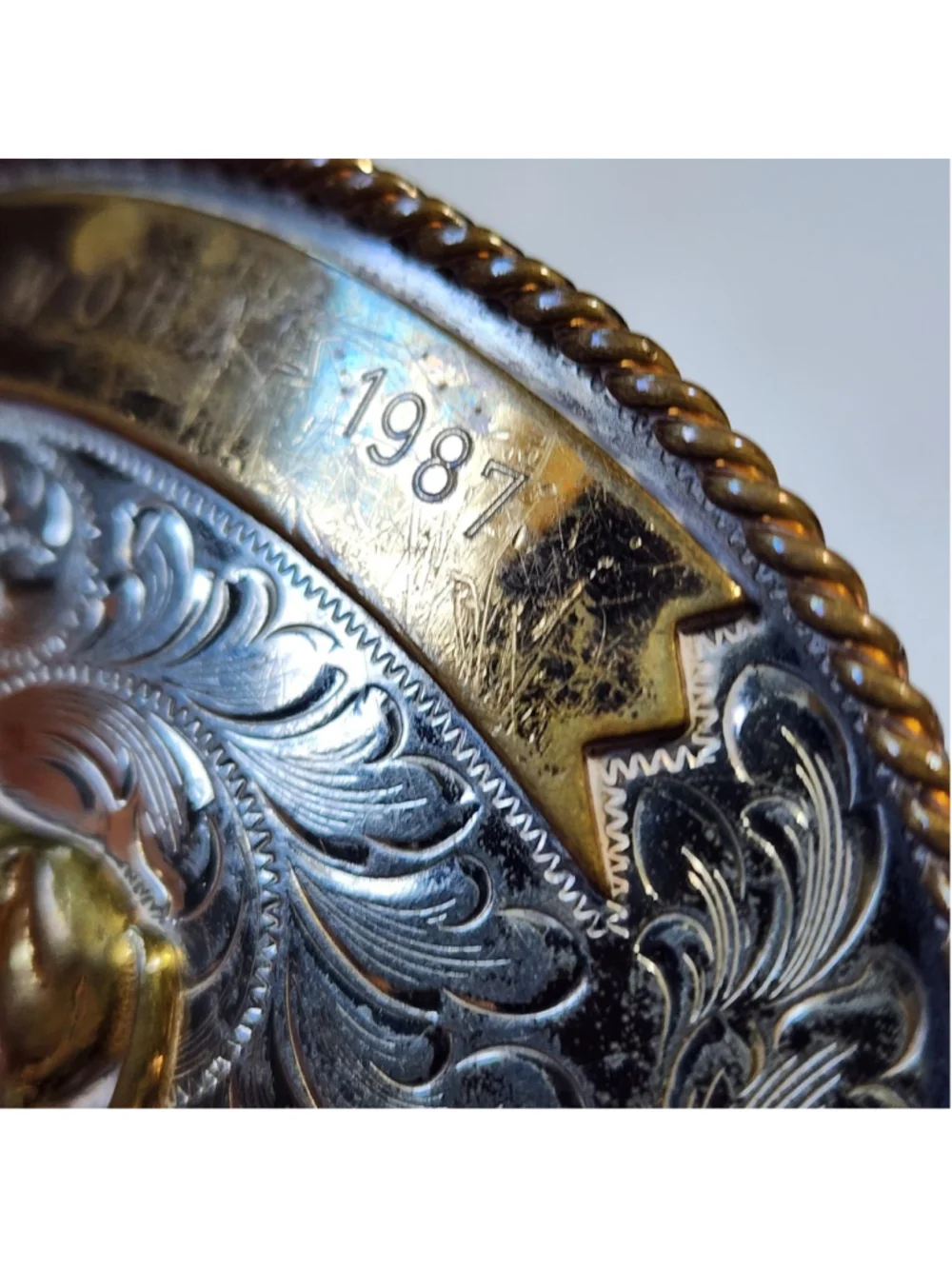 Vintage Western Belt Buckle 